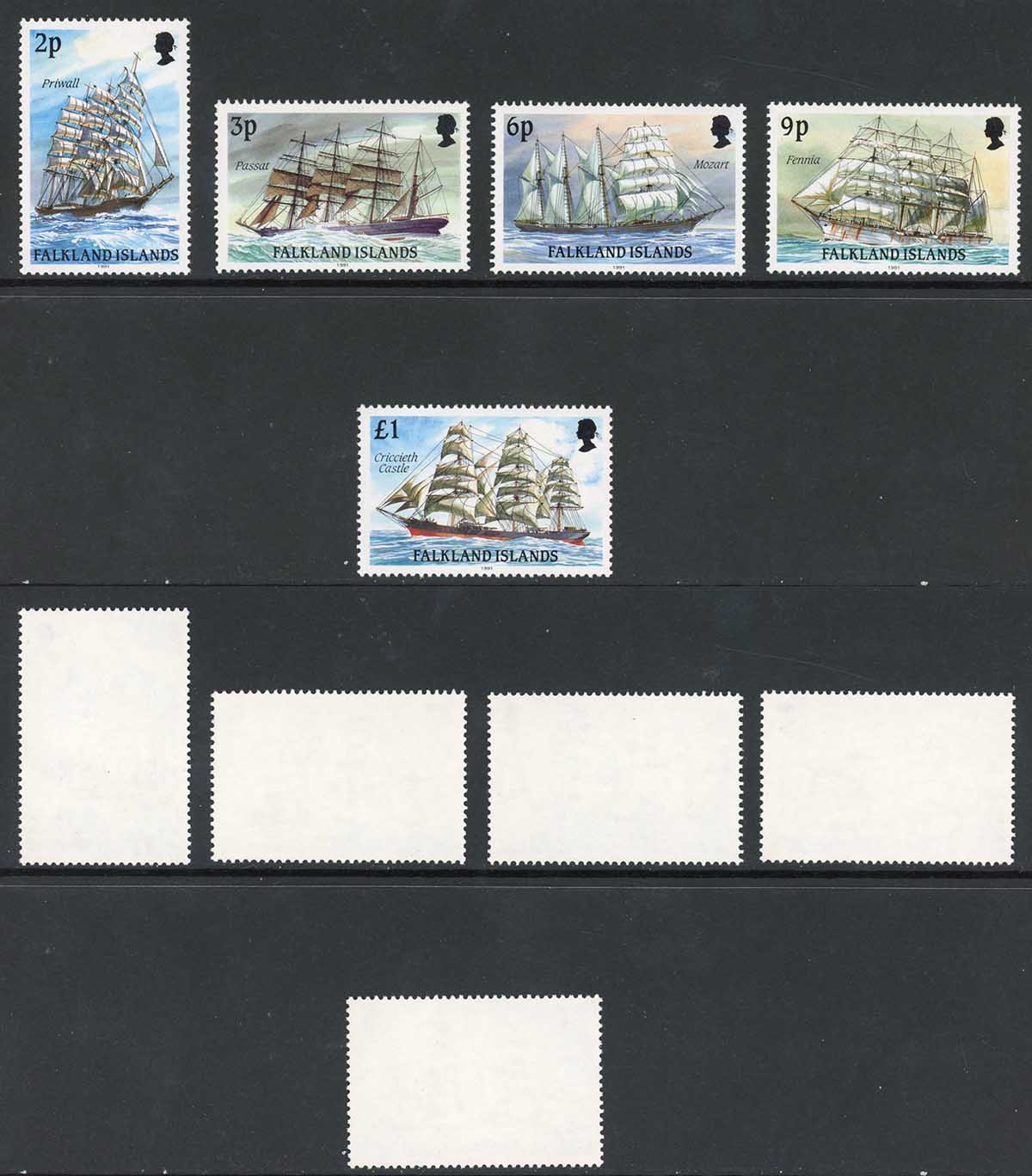 Falkland Is SG613/25 1991 imprint set of 5 U/M Cat 11 pounds – Mark ...