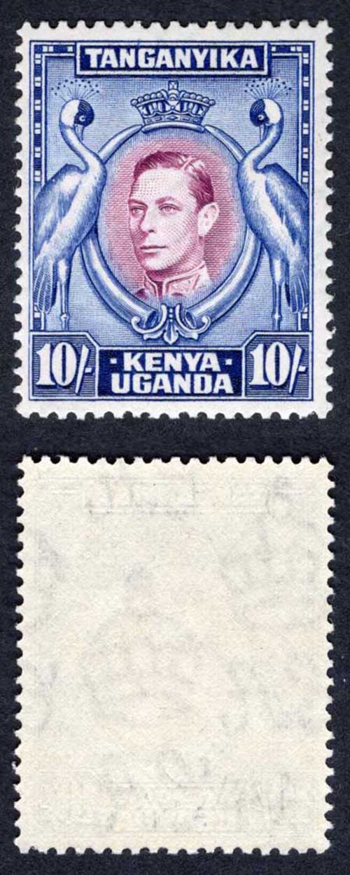 KUT SG149b 10/- Perf 13.25 x 13.75 SUPERB U/M Cat 65 pounds – Mark ...